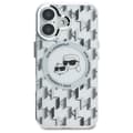 Pikkukuva 3 / 8: Karl Lagerfeld IML Monogram Karl & Choupette Head MagSafe - iPhone 16 -suojakuori (kirkas)