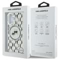 Pikkukuva 8 / 8: Karl Lagerfeld IML Monogram Karl & Choupette Head MagSafe - iPhone 16 -suojakuori (kirkas)