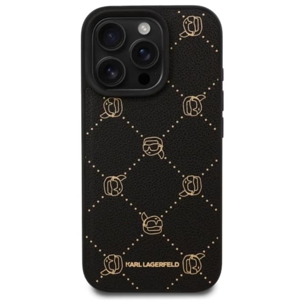 Karl Lagerfeld MagSafe Karl Head - iPhone 16 Pro Max cover (sort)