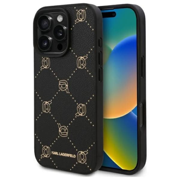 Karl Lagerfeld MagSafe Karl Head - iPhone 16 Pro Max cover (sort)