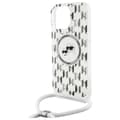 Miniatyrbillede 5 af 7: Karl Lagerfeld IML Crossbody Monogram Karl & Choupette Head MagSafe - iPhone 16 Pro Max cover (gennemsigtig)