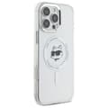 Miniatyrbillede 4 af 8: Karl Lagerfeld IML Metal Choupette Head MagSafe - iPhone 16 Pro Max cover (hvid)