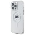 Miniatyrbillede 2 af 8: Karl Lagerfeld IML Metal Choupette Head MagSafe - iPhone 16 Pro Max cover (hvid)