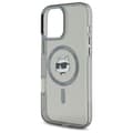 Miniatyrbillede 6 af 8: Karl Lagerfeld IML Metal Choupette Head MagSafe - iPhone 16 Pro Max cover (sort)