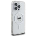 Miniatyrbillede 4 af 8: Karl Lagerfeld IML Metal Karl Head MagSafe - iPhone 16 Pro Max cover (hvid)