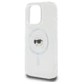 Miniatyrbillede 6 af 8: Karl Lagerfeld IML Metal Karl Head MagSafe - iPhone 16 Pro Max cover (hvid)
