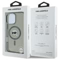 Miniatyrbillede 8 af 8: Karl Lagerfeld IML Metal Karl Head MagSafe - iPhone 16 Pro Max cover (sort)
