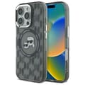 Miniatyrbillede 1 af 8: Karl Lagerfeld IML Monogram Karl & Choupette Head MagSafe - iPhone 16 Pro Max cover (sort)