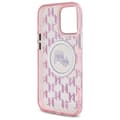 Miniatyrbild 7 av 8: Karl Lagerfeld IML Monogram Karl & Choupette Head MagSafe - iPhone 16 Pro Max-skal (rosa)