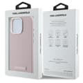 Miniatyrbillede 8 af 8: Karl Lagerfeld FW Metal Plate MagSafe - iPhone 16 Pro Max cover (lyserød)