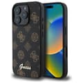 Pikkukuva 1 / 8: Guess Peony Script MagSafe - iPhone 16 Pro Max -suojakuori (musta)