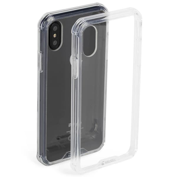 Krusell Kivik Pro Cover - iPhone X cover (gennemsigtig)