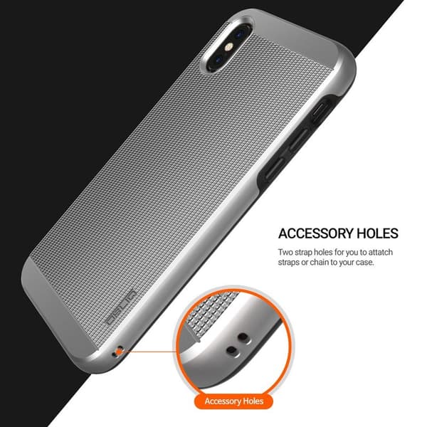 Obliq Slim Meta - iPhone Xs / X cover (satin sølv)