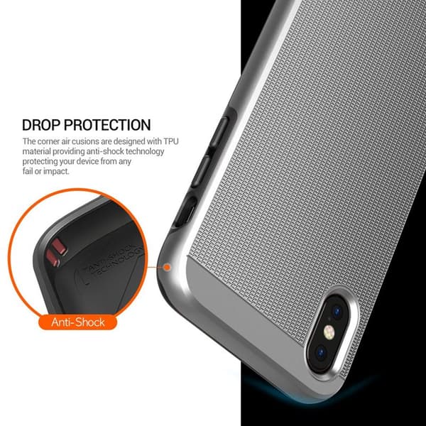 Obliq Slim Meta - iPhone Xs / X cover (satin sølv)