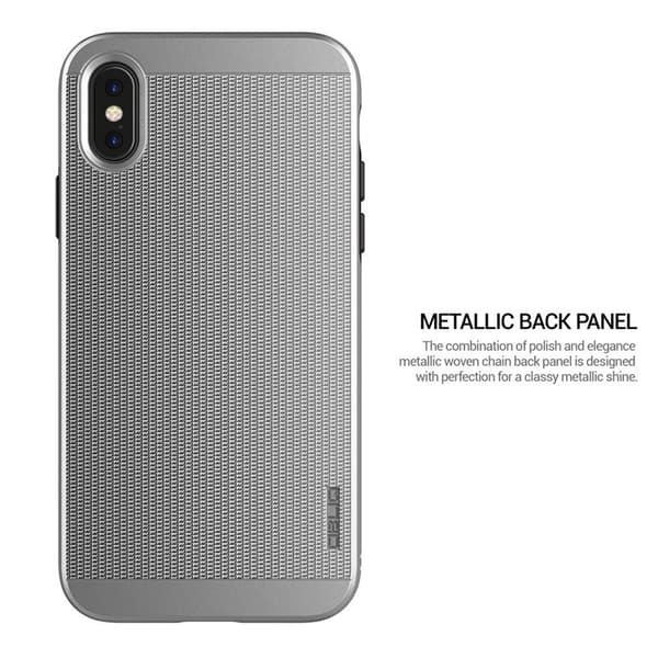 Obliq Slim Meta - iPhone Xs / X cover (satin sølv)