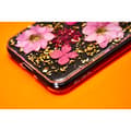 Pikkukuva 5 / 11: PURO Glam Hippie Chic -suojakuori - iPhone XR -kotelo (vihreä, aidon kukan terälehtien värinen)