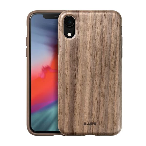 Laut PINNACLE - iPhone XR-skal tillverkat av äkta trä (valnöt)