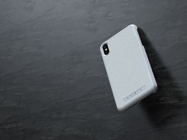 Nordic Elements Original Idun - iPhone Xs Max -kangaskotelo (vaaleanharmaa)