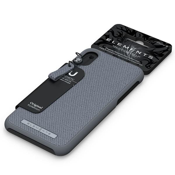 Nordic Elements Original Idun - iPhone Xs Max Stofcover (Mellemgrå)