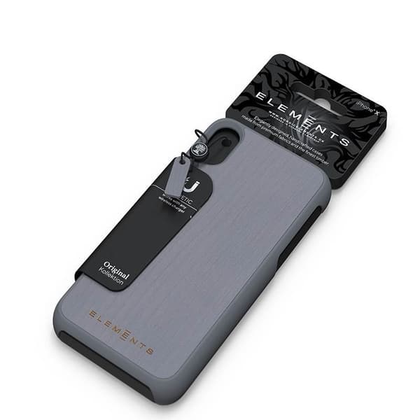 Nordic Elements Original Gefion - iPhone Xs Max Træcover (Mellemgrå)