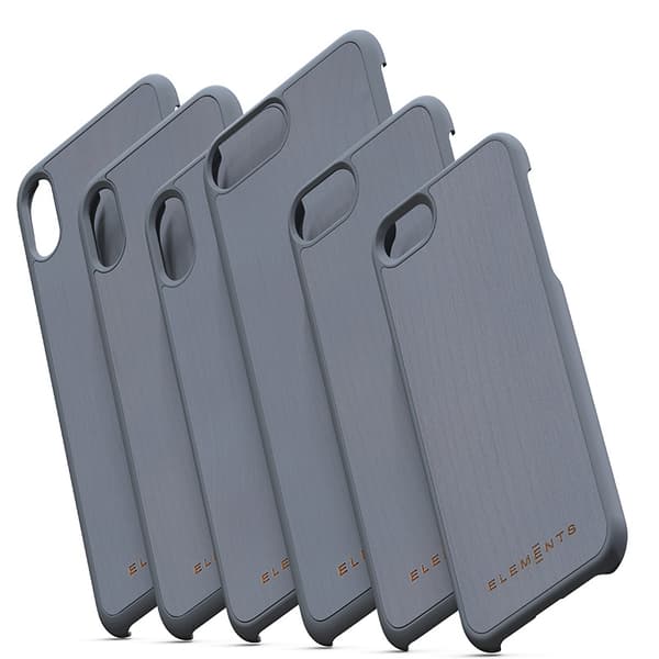 Nordic Elements Original Gefion - iPhone Xs Max Træcover (Mellemgrå)