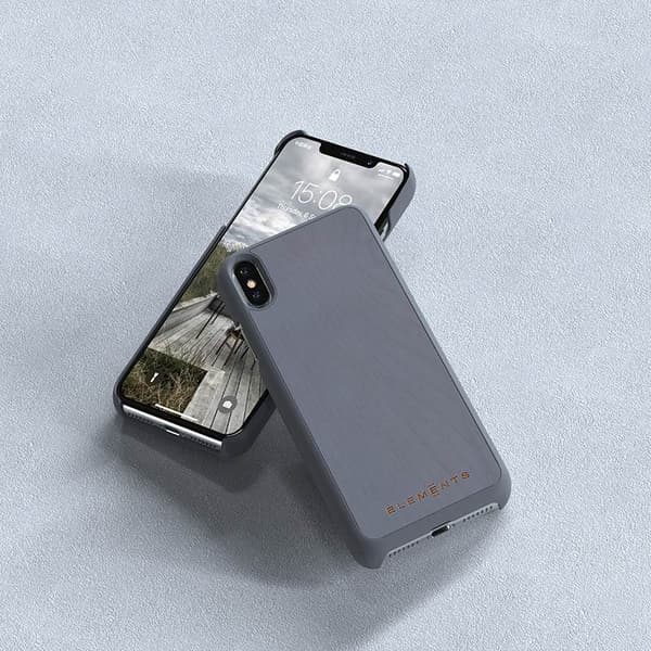 Nordic Elements Original Gefion - iPhone Xs Max Træcover (Mellemgrå)