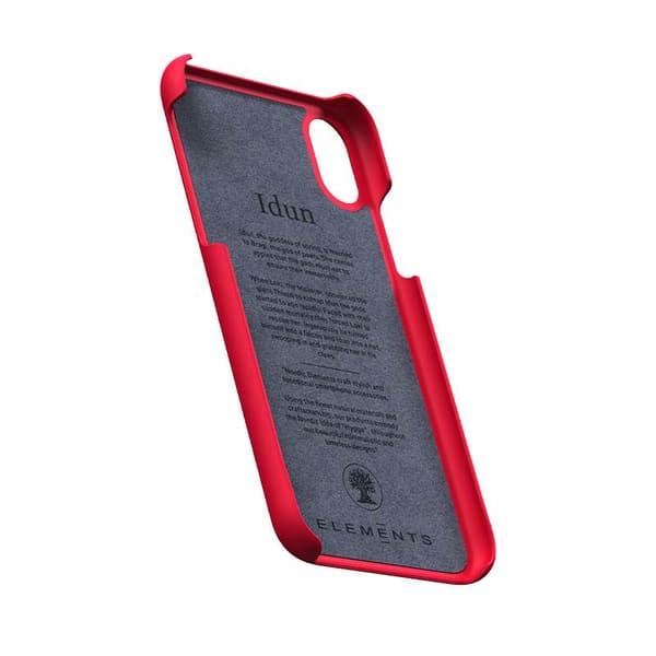 Nordic Elements Saeson Idun - iPhone Xs / X Stofcover (Rød)