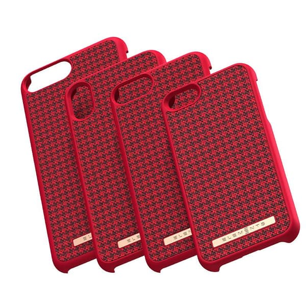 Nordic Elements Saeson Idun - iPhone Xs / X Stofcover (Rød)