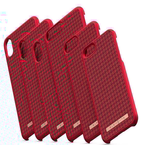 Nordic Elements Saeson Idun - iPhone Xs Max stofcover (rød)