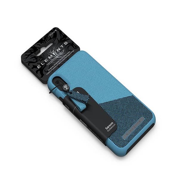 Nordic Elements Saeson Freja - iPhone Xs Max stofcover (petrol)