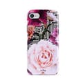 Miniatyrbillede 1 af 2: PURO Glam Geo Flowers - Etui til iPhone SE (2022 / 2020) / 8 / 7 / 6s (Lyserøde pæoner)
