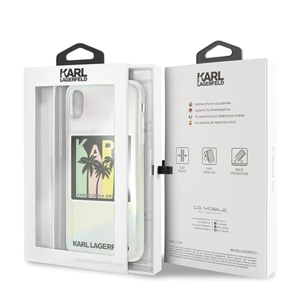 Karl Lagerfeld California Dreams Palms - iPhone Xs Max cover