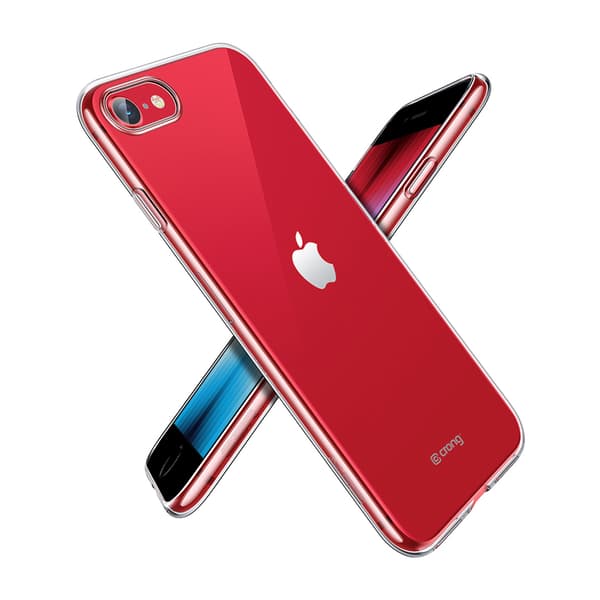 Crong Crystal Slim Cover - Skal till iPhone SE (2022/2020) / 8 / 7 (transparent)