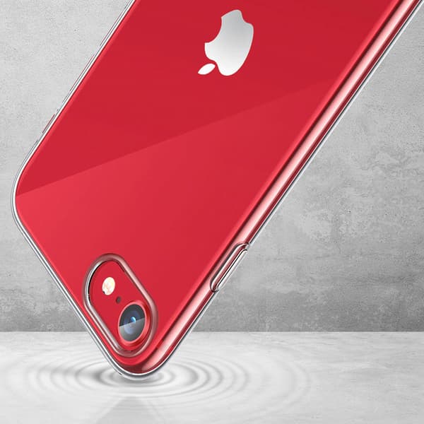 Crong Crystal Slim Cover - Skal till iPhone SE (2022/2020) / 8 / 7 (transparent)