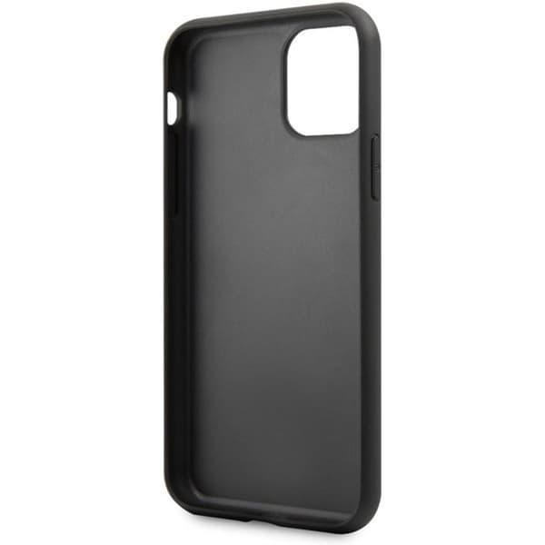 Guess Dobbeltlags Glitter Cover Logo Flerfarvet - iPhone 11 Pro Max Cover (Sort/Flerfarvet)