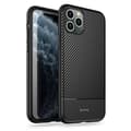 Pikkukuva 1 / 9: Crong Prestige Carbon -suojakuori - iPhone 11 Pro -kotelo (musta)