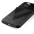 Pikkukuva 4 / 9: Crong Prestige Carbon -suojakuori - iPhone 11 Pro Max -kotelo (musta)