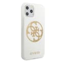 Pikkukuva 5 / 7: Guess Circle Glitter 4G - iPhone 11 Pro Max -suojakuori (valkoinen)