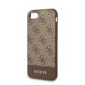 Miniatyrbild 3 av 7: Guess 4G Bottom Stripe Collection - iPhone SE 2020/8/7-skal (brunt)