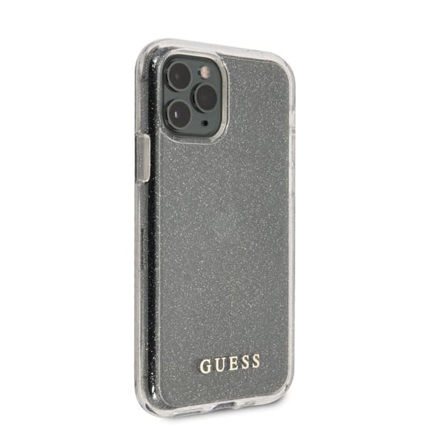 Guess Glitter Cover - iPhone 11 Pro Max Cover (Sølv)