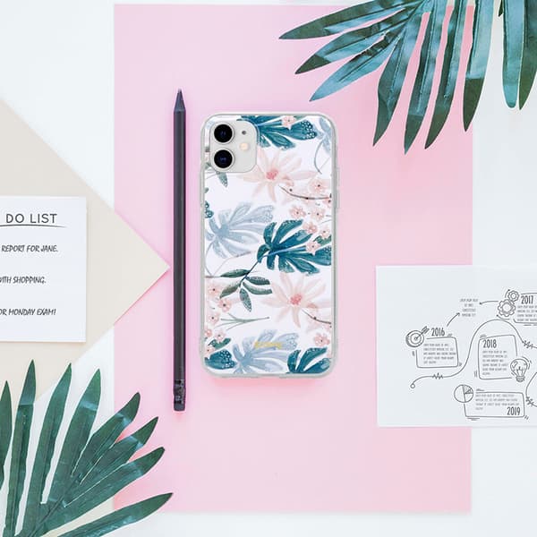 Crong Blomstercover - iPhone 11 Cover (mønster 01)
