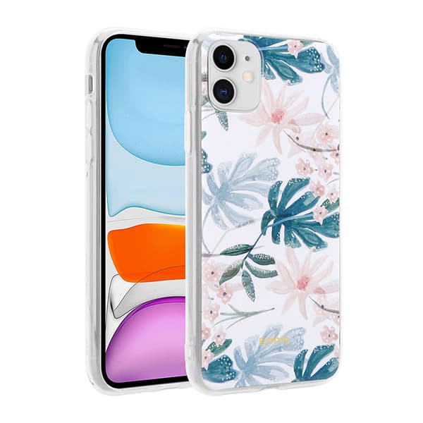 Crong Blomstercover - iPhone 11 Cover (mønster 01)