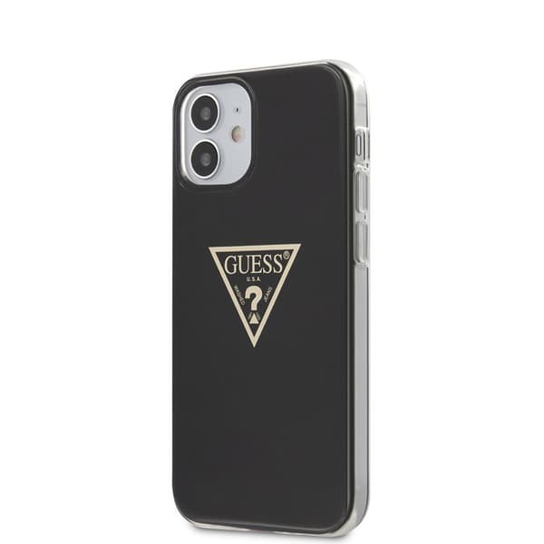 Guess Metallic Triangle - iPhone 12 Mini cover (sort)