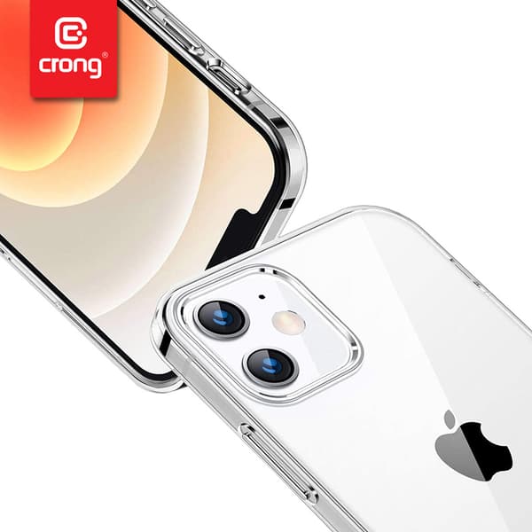 Crong Crystal Slim Cover - iPhone 12 / iPhone 12 Pro Etui (Gennemsigtig)