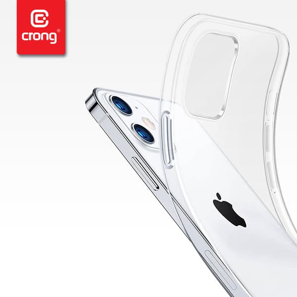 Crong Crystal Slim Cover - iPhone 12 / iPhone 12 Pro Etui (Gennemsigtig)