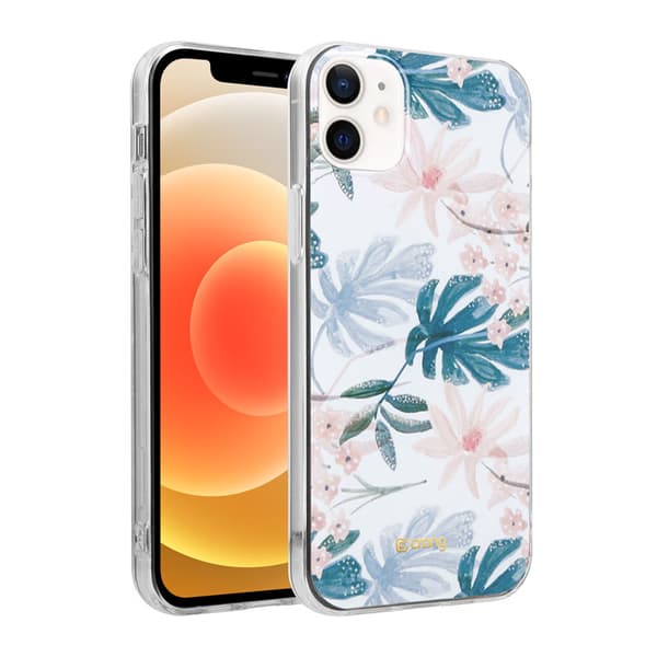 Crong Blomstercover - iPhone 12 Mini Cover (mønster 01)