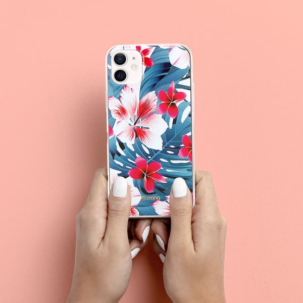 Crong Blomstercover - iPhone 12 Mini Cover (mønster 03)