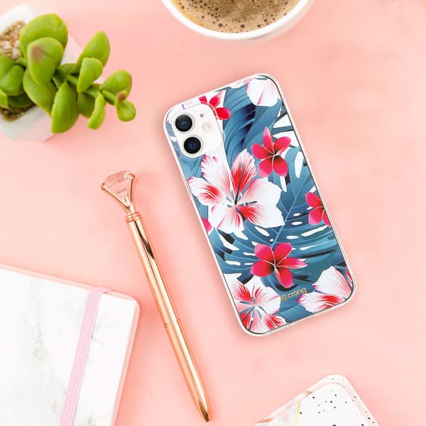 Crong Blomstercover - iPhone 12 Mini Cover (mønster 03)