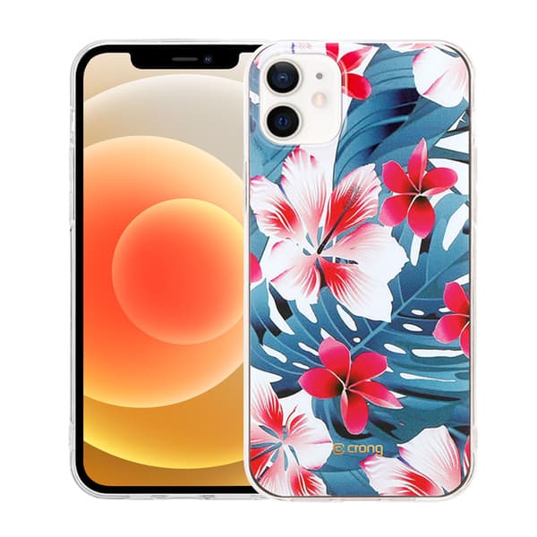Crong Blomstercover - iPhone 12 Mini Cover (mønster 03)