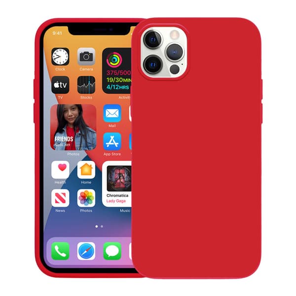 Crong Color Cover - iPhone 12 Pro Max cover (rød)
